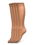 Knee High 20 Den 4-P The Matt Lingerie Socks Knee High Socks Beige Lindex