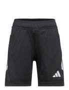 Tiro23 Club Training Short Youth Bottoms Shorts Sport Shorts Black Adidas Performance