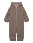 Pile Suit Bambi Outerwear Fleece Outerwear Fleece Coveralls Brown Wheat