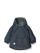 Jacket Sascha Tech Outerwear Jackets & Coats Anoraks Blue Wheat