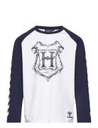 Hmlharry Potter T-Shirt Ls Sport T-shirts Long-sleeved T-Skjorte White Hummel