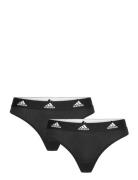 Thong Sport Panties Thong Black Adidas Underwear