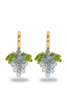 Blueberry Jelly Earrings Designers Jewellery Earrings Hoops Blue ANNELE