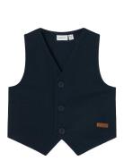 Nmmrobino Vest Unb Tops Vests Navy Name It