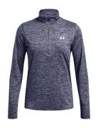 Tech 1/2 Zip- Twist Sport Sport Clothing Sport Fleeces & Midlayers Navy Under Armour