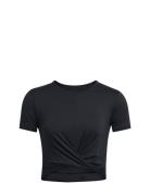 Motion Crossover Crop Ss Sport Crop Tops Short-sleeved Crop Tops Black Under Armour