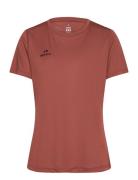 Nwlbeat T-Shirt W Sport Sport Clothing Sports Tops & T-shirts Sport T-Skjorte Brown Newline