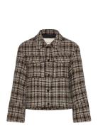 Checked Tweed Blazer Jacket Blazers BouclÉ Blazers Black GANT