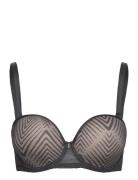 Tailored Uw Moulded Strapless Bra Lingerie Bras & Tops Balc Tte Bras Black Freya