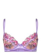 Bra T Shirt Aida Halfcup Pad Lingerie Bras & Tops T-shirt Bras Purple Lindex