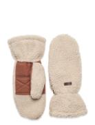 Camila Womens Mitt Accessories Gloves Thumb Gloves Beige Kombi