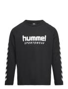 Hmlready T-Shirt L/S Sport T-shirts Long-sleeved T-Skjorte Black Hummel