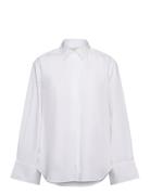 Classic Poplin Shirt Designers Shirts Long-sleeved White Malina