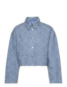 Sparklecras Shirt Tops Shirts Denim Shirts Blue Cras