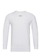 Baselayer With Ck Chest Print Sport Base Layer Tops White Calvin Klein Golf