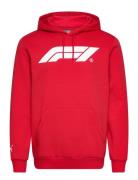 F1 Ess Logo Hoodie Fl Sport Sport Clothing Sport Sweatshirts & Hoodies Sport Hoodies Red PUMA Motorsport