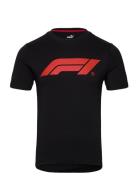 F1 Ess Logo Tee Sport Men Sports Clothes Sport Tops Sport T-Skjorte Black PUMA Motorsport