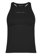 Jacquard Tank Sport Women Sport Clothing Sports Tops & T-shirts Sport Tank Tops Black Röhnisch