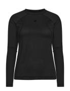 Snap Long Sleeve Sport Women Sport Clothing Sports Tops & T-shirts Sport Long Sleeve Tops Black Röhnisch