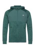 Heat Grid Hooded Full Zip Sport Sport Clothing Sport Sweatshirts & Hoodies Sport Hoodies Green New Balance