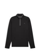 Waffle Fleece 1/4 Zip Sport Sport Clothing Sport Fleeces & Midlayers Black PUMA Golf