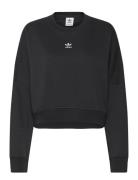 Essentials Crew Fleece Sport Women Sport Clothing Sport Sweatshirts & Hoodies Sport Sweatshirts Black Adidas Originals