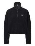 Teddy Fleece Half Zip Sport Sport Clothing Sport Fleeces & Midlayers Black Adidas Originals