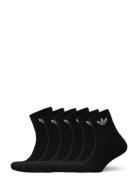 1/4 Socks 6P Sport Women Sport Clothing Sport Socks Black Adidas Originals