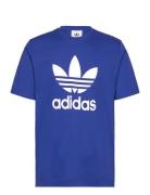 Adicolor Trefoil Tee Sport Men Sports Clothes Sport Tops Sport T-Skjorte Blue Adidas Originals