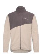 Mt Fz Fleece Sport Men Sport Clothing Sport Fleeces & Midlayers Cream Adidas Terrex