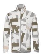 Mt Aop Fz Fl Sport Men Sport Clothing Sport Fleeces & Midlayers Multi/patterned Adidas Terrex