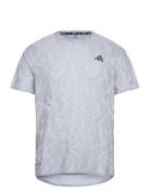 Ultimate Engineered Running T-Shirt Sport Men Men Sports Clothes Sport Tops Sport T-Skjorte Grey Adidas Performance