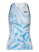 Mugen Printed Tank W Sport Women Sport Clothing Sports Tops & T-shirts Sport Tank Tops White Mizuno