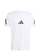 M Z.n.e. Tee Sport Men Men Sports Clothes Sport Tops Sport T-Skjorte White Adidas Sportswear