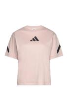 Z.n.e. Tee Sport Sport Clothing Sports Tops & T-shirts Sport T-Skjorte Beige Adidas Sportswear