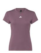 Hyperglam Training T-Shirt Sport Women Sport Clothing Sports Tops & T-shirts Sport T-Skjorte Purple Adidas Performance