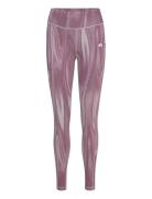 Adidas Optime Full Length Leggings Print Sport Sport Clothing Sport Tights Sport Training Tights Pink Adidas Performance