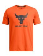 Ua Pjt Rck Brahma Bull Ss Sport Men Men Sports Clothes Sport Tops Sport T-Skjorte Orange Under Armour