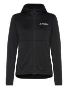 W Xpr Lt Fl H J Sport Women Sport Clothing Sport Fleeces & Midlayers Black Adidas Terrex