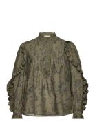 Timmy Tomboy Holly Designers Blouses Long-sleeved Green Zadig & Voltaire