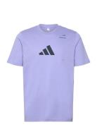 Padel Category Graphic T-Shirt Sport Men Men Sports Clothes Sport Tops Sport T-Skjorte Purple Adidas Performance