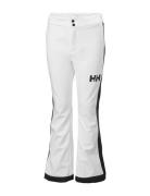 Jr Maya Stretch Ski Pant Outerwear Snow-ski Clothing Snow-ski Pants White Helly Hansen