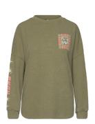 East Side Midweight Ls Sport Sport Clothing Sport Sweatshirts & Hoodies Sport Sweatshirts Khaki Green Roxy