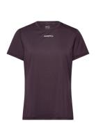 Adv Essence Ss Tee 2 W Sport Sport Clothing Sports Tops & T-shirts Sport T-Skjorte Purple Craft