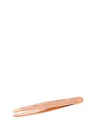 Mini Slant Tweezer Rose Gold Beauty Women Makeup Face Makeup Tools Orange Tweezerman