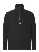 M Glacier 1/4 Zip - Embroidered Logo Sport Men Sport Clothing Sport Fleeces & Midlayers Black The North Face