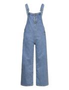 Denim Butt D Dungarees Bottoms Dungarees Blue Mango