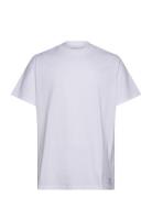 Centre Mock Neck T-Shirt Sport Men Men Sports Clothes Sport Tops Sport T-Skjorte White Björn Borg