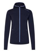 Mija Hooded Fleece Sport Women Sport Clothing Sport Fleeces & Midlayers Navy Kari Traa