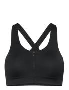 Impact Zip Sports Bra Sport Women Sport Clothing Sport Bras - All Black Casall